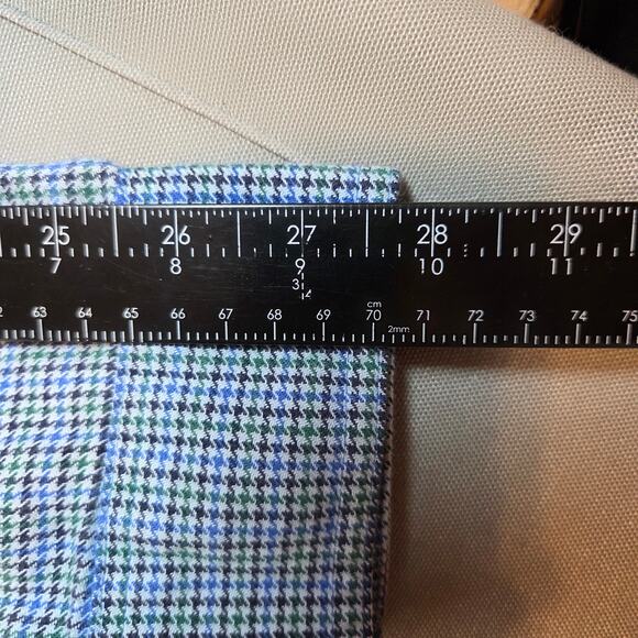 LL Bean XXXL Tall Traditional Fit Cotton Button Down Shirt Blue Check - Picture 11 of 13